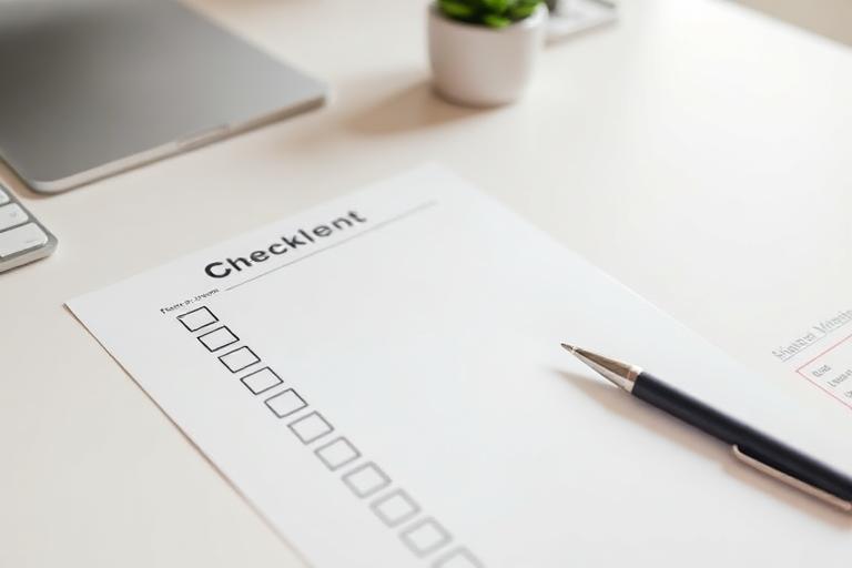 Financing Checklist